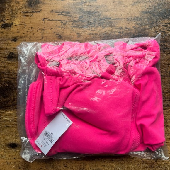 Pink Plus Size Bikini Top - Picture 2 of 3